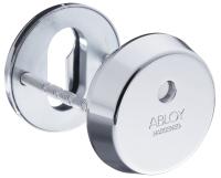 Защитная скобянка для DIN-цилиндра ABLOY CH101, 16,5 мм, KILA Латунь полированная и покрытая лаком