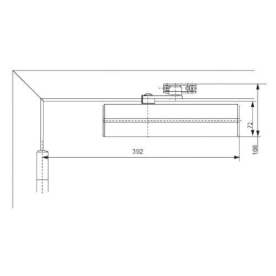 Доводчик ASSA-Abloy DC340  EN 2-6