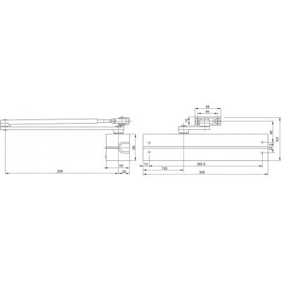 Доводчик ASSA-Abloy DC347  EN 5-7