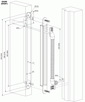 Кабелепроход Abloy (Аблой) EA281