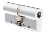 Цилиндр двойной ключ-ключ CY322T/B18005 Ms NiHa KD (никель матовый), DIN,Abloy 