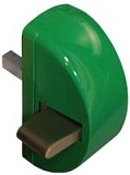 Поворотная кнопка, латунь полированная для выхода, Abloy