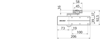 Доводчик ASSA-Abloy DC140-0 EN 2/3/4/5