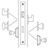 КОРПУС ЗАМКА 4202 ПРАВ., НЕРЖАВЕЮЩАЯ СТАЛЬ (КАРТ. КОРОБКА)