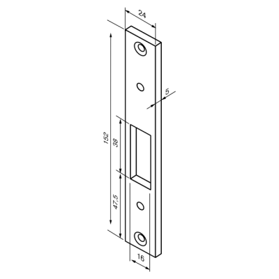 Запорная планка Abloy 4614