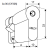 Цилиндр ABLOY DIN CY326U односторонний (ключ Novel) фото Цилиндр ABLOY DIN CY326U односторонний (ключ Novel)